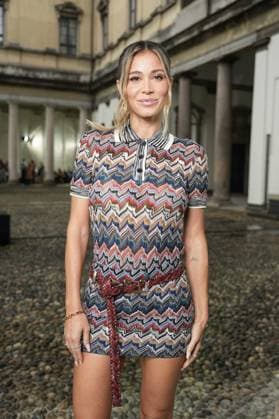 Milan, Milan Women s Fashion Week Spring Summer 2026 - Women s Fashion, Spring Summer 2026. - Missoni fashion show - arrivals in the photo: Diletta Leotta  Copyright: xRiccardoxGIordanox xipa-agency.netx xRiccardoxGiordano IPAx IPA_Agency_IPA65683950