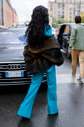 MFW Fendi Arrivals MP Ryan Destiny arrives to Fendi fashion show during Milan s Fashion Week Womenswear Spring Summer 2026, on September 24, 2025 in Milan (Italy), Italy. Photo by Marco Piovanotto Abacapress.com Milan Italy  Copyright: xPiovanottoxMarco ABACAx