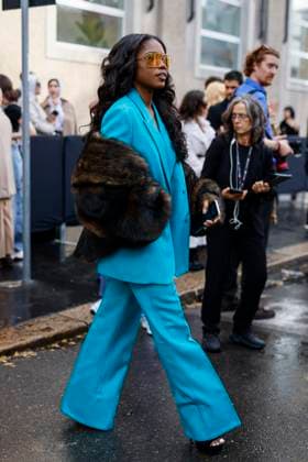 MFW Fendi Arrivals MP Ryan Destiny arrives to Fendi fashion show during Milan s Fashion Week Womenswear Spring Summer 2026, on September 24, 2025 in Milan (Italy), Italy. Photo by Marco Piovanotto Abacapress.com Milan Italy  Copyright: xPiovanottoxMarco ABACAx