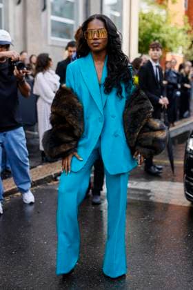 MFW Fendi Arrivals MP Ryan Destiny arrives to Fendi fashion show during Milan s Fashion Week Womenswear Spring Summer 2026, on September 24, 2025 in Milan (Italy), Italy. Photo by Marco Piovanotto Abacapress.com Milan Italy  Copyright: xPiovanottoxMarco ABACAx