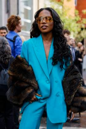 MFW Fendi Arrivals MP Ryan Destiny arrives to Fendi fashion show during Milan s Fashion Week Womenswear Spring Summer 2026, on September 24, 2025 in Milan (Italy), Italy. Photo by Marco Piovanotto Abacapress.com Milan Italy  Copyright: xPiovanottoxMarco ABACAx