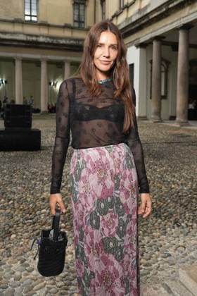 Milan, Italy: Milan, Milan Women s Fashion Week Spring Summer 2026 - Women s Fashion, Spring Summer 2026. - Missoni fashion show - arrivals in the photo: Margherita Missoni Milan Italy  - ZUMAp169 20250924_zea_p169_757 Copyright: xRiccardoxGIordanox