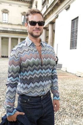 Milan, Italy: Milan, Milan Women s Fashion Week Spring Summer 2026 - Women s Fashion, Spring Summer 2026. - Missoni fashion show - arrivals in the photo: Paolo Stella Milan Italy  - ZUMAp169 20250924_zea_p169_816 Copyright: xRiccardoxGIordanox