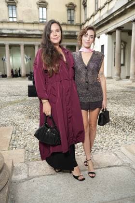 Milan, Milan Women s Fashion Week Spring Summer 2026 - Women s Fashion, Spring Summer 2026. - Missoni fashion show - arrivals in the photo: guest  Copyright: xRiccardoxGIordanox xipa-agency.netx xRiccardoxGiordano IPAx IPA_Agency_IPA65683592