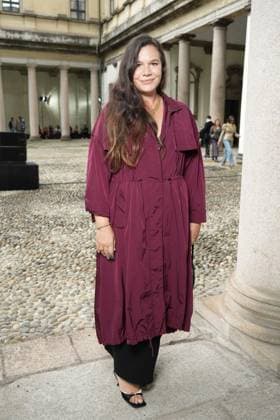 Milan, Milan Women s Fashion Week Spring Summer 2026 - Women s Fashion, Spring Summer 2026. - Missoni fashion show - arrivals in the photo: guest  Copyright: xRiccardoxGIordanox xipa-agency.netx xRiccardoxGiordano IPAx IPA_Agency_IPA65683606