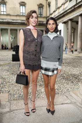 Milan, Milan Women s Fashion Week Spring Summer 2026 - Women s Fashion, Spring Summer 2026. - Missoni fashion show - arrivals in the photo: guest  Copyright: xRiccardoxGIordanox xipa-agency.netx xRiccardoxGiordano IPAx IPA_Agency_IPA65683628
