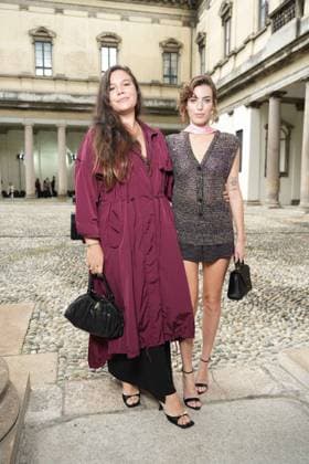Milan, Milan Women s Fashion Week Spring Summer 2026 - Women s Fashion, Spring Summer 2026. - Missoni fashion show - arrivals in the photo: guest  Copyright: xRiccardoxGIordanox xipa-agency.netx xRiccardoxGiordano IPAx IPA_Agency_IPA65683585