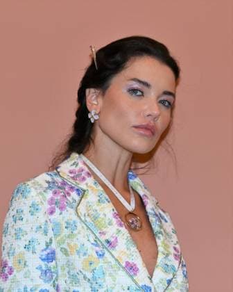 Milan,Italy Luisa Beccaria Spring Summer 2026 collection presentation show In the photo:Vialina Lemann  Copyright: xNickxZonnax xipa-agency.netx xNickxZonnax IPA_Agency_IPA65687184