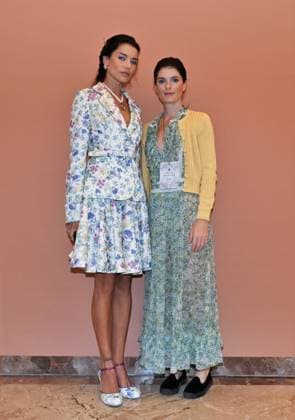 Milan,Italy Luisa Beccaria Spring Summer 2026 collection presentation show In the photo:Vialina Lemann  Copyright: xNickxZonnax xipa-agency.netx xNickxZonnax IPA_Agency_IPA65687186