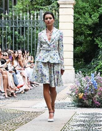 Milan,Italy Luisa Beccaria Spring Summer 2026 collection presentation show In the photo:Vialina Lemann show  Copyright: xNickxZonnax xipa-agency.netx xNickxZonnax IPA_Agency_IPA65687190
