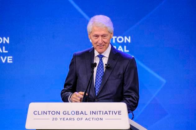 New York, NY: September 24: President Bill Clinton speaks at the 2025 Clinton Global Initiative in mid-town Manhattan on September 24th Copyright: xKatiexGodowskix