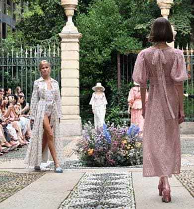Milan,Italy Luisa Beccaria Spring Summer 2026 collection presentation show In the photo:Luisa Beccaria show  Copyright: xNickxZonnax xipa-agency.netx xNickxZonnax IPA_Agency_IPA65692636