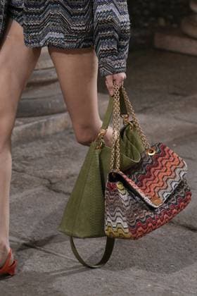 Milan, Milan Women s Fashion Week Spring Summer 2026 - Women s Fashion, Spring Summer 2026. - Missoni fashion show - fashion show in the photo: Bag details  Copyright: xRiccardoxGIordanox xipa-agency.netx xRiccardoxGiordano IPAx IPA_Agency_IPA65697716