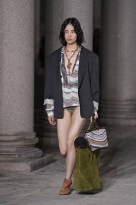 Milan, Italy: Milan, Milan Women s Fashion Week Spring Summer 2026 - Women s Fashion, Spring Summer 2026. - Missoni fashion show - fashion show in the photo: model Milan Italy  - ZUMAp169 20250924_zea_p169_1168 Copyright: xRiccardoxGIordanox
