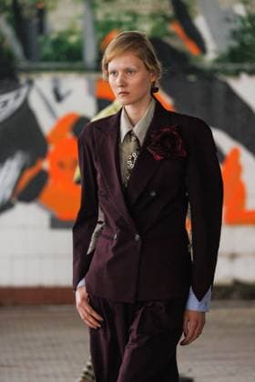 News - Antonio Marras - Runway and celebrities- Milan Fashion Week - Womenswear Spring Summer 2026 A model walks the runway at the Antonio Marras fashion show during the Milan Womenswear Spring Summer 2026 on September 24, 2025 in Milan, Italy. Photo: Cinzia Camela. Milano Viale Molise, 68 Italy Copyright: xCinziaxCamelax xLiveMediax LPN_2045899