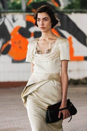 News - Antonio Marras - Runway and celebrities- Milan Fashion Week - Womenswear Spring Summer 2026 A model walks the runway at the Antonio Marras fashion show during the Milan Womenswear Spring Summer 2026 on September 24, 2025 in Milan, Italy. Photo: Cinzia Camela. Milano Viale Molise, 68 Italy Copyright: xCinziaxCamelax xLiveMediax LPN_2045943