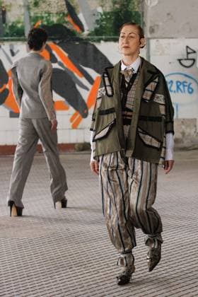 News - Antonio Marras - Runway and celebrities- Milan Fashion Week - Womenswear Spring Summer 2026 A model walks the runway at the Antonio Marras fashion show during the Milan Womenswear Spring Summer 2026 on September 24, 2025 in Milan, Italy. Photo: Cinzia Camela. Milano Viale Molise, 68 Italy Copyright: xCinziaxCamelax xLiveMediax LPN_2045963