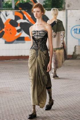 News - Antonio Marras - Runway and celebrities- Milan Fashion Week - Womenswear Spring Summer 2026 A model walks the runway at the Antonio Marras fashion show during the Milan Womenswear Spring Summer 2026 on September 24, 2025 in Milan, Italy. Photo: Cinzia Camela. Milano Viale Molise, 68 Italy Copyright: xCinziaxCamelax xLiveMediax LPN_2045970