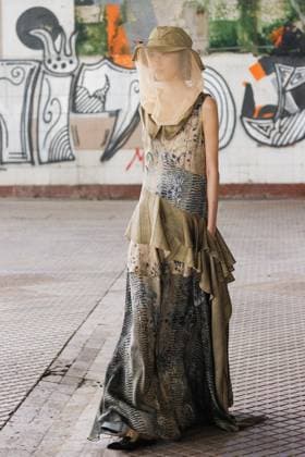 News - Antonio Marras - Runway and celebrities- Milan Fashion Week - Womenswear Spring Summer 2026 A model walks the runway at the Antonio Marras fashion show during the Milan Womenswear Spring Summer 2026 on September 24, 2025 in Milan, Italy. Photo: Cinzia Camela. Milano Viale Molise, 68 Italy Copyright: xCinziaxCamelax xLiveMediax LPN_2045977
