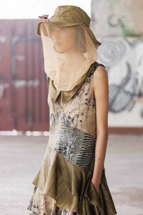 News - Antonio Marras - Runway and celebrities- Milan Fashion Week - Womenswear Spring Summer 2026 A model walks the runway at the Antonio Marras fashion show during the Milan Womenswear Spring Summer 2026 on September 24, 2025 in Milan, Italy. Photo: Cinzia Camela. Milano Viale Molise, 68 Italy Copyright: xCinziaxCamelax xLiveMediax LPN_2045978