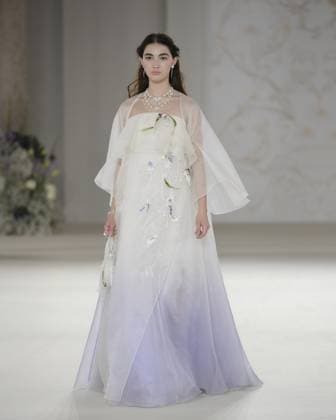 September 24, 2025, Milan, Milan, Italy: A model walks the runway wearing creations by designer XIONG YING for the HEAVEN GAIA collection during Milan Fashion Week Spring Summer 2026, at the Museo Leonardo da Vinci, in Milan, Italy, on September 24, 2025. Milan Italy - ZUMAp285 20250924_zep_p285_010 Copyright: xGennaroxPiscopox
