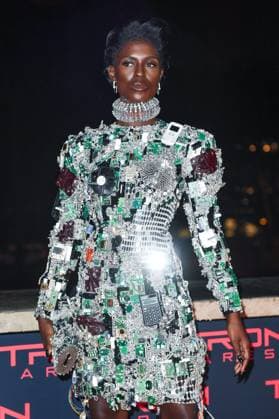 Tron Ares Premiere Jodie Turner-Smith attending the Tron : Ares Premiere at the Pathe Palace cinema in Paris, France on September 24, 2025. Photo by Aurore Marechal ABACAPRESS.COM Paris France  Copyright: xMarechalxAurore ABACAx