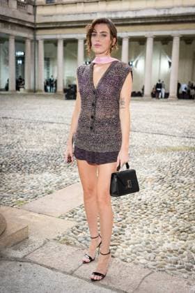 Front Row of Missoni fashion show during the Milan Fashion Week - Womenswear S S 2026 in Milan, Italy on 24 September 2025. A guest attends the Missoni fashion show during the Milan Fashion Week - Womenswear Spring Summer 2026 in Milan, Italy on 24 September 2025., Credit:Stefano Costantino TTL Avalon Italy, Milan  Copyright: xStefanoxCostantinoxTTLx xAvalonx 1039992593