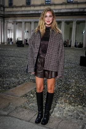 Front Row of Missoni fashion show during the Milan Fashion Week - Womenswear S S 2026 in Milan, Italy on 24 September 2025. Chiara Ferragni attends the Missoni fashion show during the Milan Fashion Week - Womenswear Spring Summer 2026 in Milan, Italy on 24 September 2025., Credit:Stefano Costantino TTL Avalon Italy, Milan  Copyright: xStefanoxCostantinoxTTLx xAvalonx 1039992751