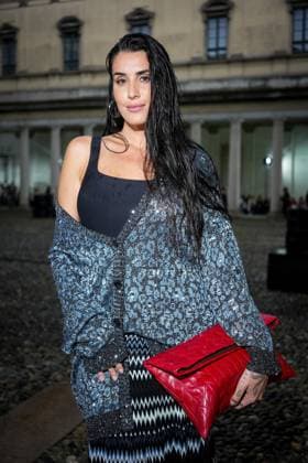 Front Row of Missoni fashion show during the Milan Fashion Week - Womenswear S S 2026 in Milan, Italy on 24 September 2025. A guest attends the Missoni fashion show during the Milan Fashion Week - Womenswear Spring Summer 2026 in Milan, Italy on 24 September 2025., Credit:Stefano Costantino TTL Avalon Italy, Milan  Copyright: xStefanoxCostantinoxTTLx xAvalonx 1039992849