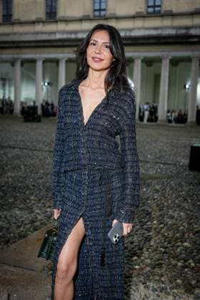 Front Row of Missoni fashion show during the Milan Fashion Week - Womenswear S S 2026 in Milan, Italy on 24 September 2025. A guest attends the Missoni fashion show during the Milan Fashion Week - Womenswear Spring Summer 2026 in Milan, Italy on 24 September 2025., Credit:Stefano Costantino TTL Avalon Italy, Milan  Copyright: xStefanoxCostantinoxTTLx xAvalonx 1039992859