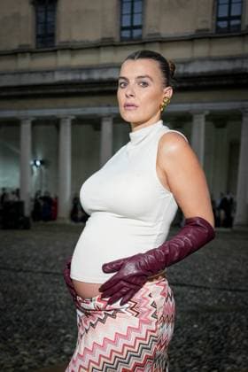 Front Row of Missoni fashion show during the Milan Fashion Week - Womenswear S S 2026 in Milan, Italy on 24 September 2025. A guest attends the Missoni fashion show during the Milan Fashion Week - Womenswear Spring Summer 2026 in Milan, Italy on 24 September 2025., Credit:Stefano Costantino TTL Avalon Italy, Milan  Copyright: xStefanoxCostantinoxTTLx xAvalonx 1039992927