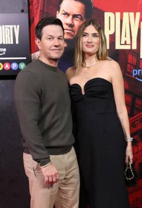 NEW YORK, NY- SEPTEMBER 24: Mark Wahlberg and Rhea Durham at the Amazon MGM Studios Play Dirty world premiere held at SVA Theatre on September 24, 2025 in New York, New York Copyright: xRWx
