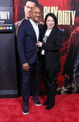NEW YORK, NY- SEPTEMBER 24: Keegan-Michael Key and Elle Key at the Amazon MGM Studios Play Dirty world premiere held at SVA Theatre on September 24, 2025 in New York, New York Copyright: xRWx