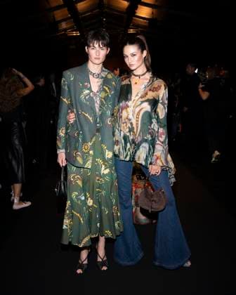 Milan Fashion Week - Women S S 2026 Etro Fashion Show Front Row Milan, Italy Angelina Frerk;Alejandra Frerk Milan Fashion Week - Women S S 2026 Etro Fashion Show Front Row Milan, Italy 24th September 2025  Copyright: xJohnnyxDallaxLibera SGPx