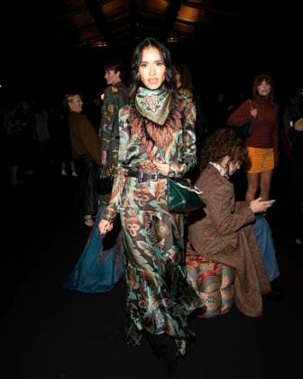 Milan Fashion Week - Women S S 2026 Etro Fashion Show Front Row Milan, Italy Leila Ben Khalifa Milan Fashion Week - Women S S 2026 Etro Fashion Show Front Row Milan, Italy 24th September 2025  Copyright: xJohnnyxDallaxLibera SGPx