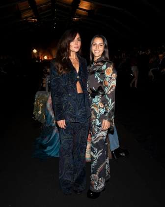 Milan Fashion Week - Women S S 2026 Etro Fashion Show Front Row Milan, Italy Ambra Angiolini;Jolanda Renga Milan Fashion Week - Women S S 2026 Etro Fashion Show Front Row Milan, Italy 24th September 2025  Copyright: xJohnnyxDallaxLibera SGPx