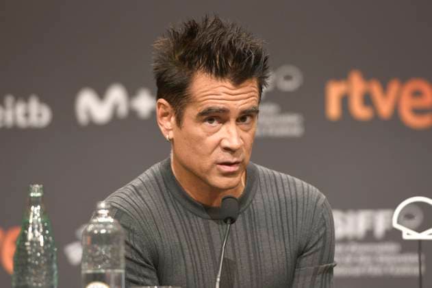 Colin Farrell bei der Pressekonferenz zum Kinofilm Ballad of a Small Player auf dem 73. Internationalen Filmfestival San Sebastian Festival Internacional de Cine de San Sebastian im Kursaal. San Sebastian, 25.09.2025 *** Colin Farrell at the press conference for the feature film Ballad of a Small Player at the 73rd San Sebastian International Film Festival Festival Internacional de Cine de San Sebastian in the Kursaal San Sebastian, 25 09 2025 Foto:xC.xNiehausx xFuturexImagex player_5946