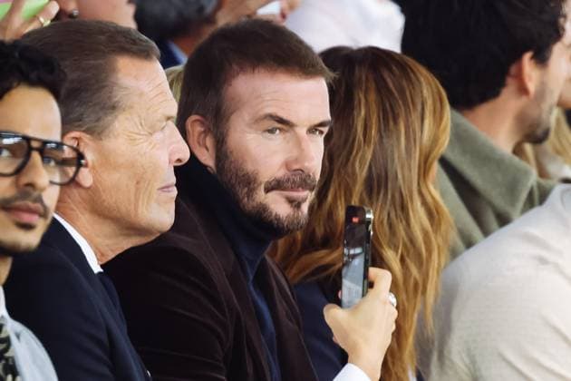 Milan, Milan Women s Fashion Week Spring Summer 2026 - Women s Fashion, Spring Summer 2026 - Boss Fashion Show - Front Row Guests. Pictured: David Beckham (Former footballer, sports executive, and entrepreneur)  Copyright: xAlessandroxBremecx xipa-agency.netx xx IPA_Agency_IPA65727517