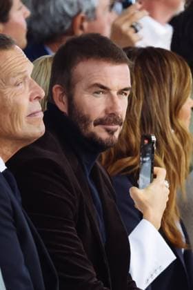 Milan, Milan Women s Fashion Week Spring Summer 2026 - Women s Fashion, Spring Summer 2026 - Boss Fashion Show - Front Row Guests. Pictured: David Beckham (Former footballer, sports executive, and entrepreneur)  Copyright: xAlessandroxBremecx xipa-agency.netx xx IPA_Agency_IPA65727596
