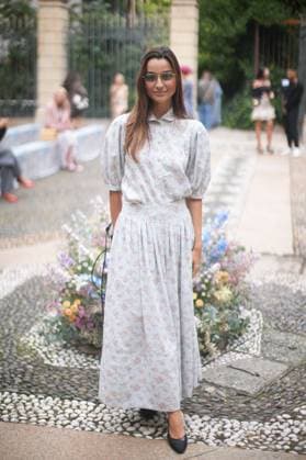 Milan Fashion Week - Women S S 2026 Luisa Beccaria Fashion Show Front Row Palazzo Bovara - Milan, Italy Chiara Piscedda Milan Fashion Week - Women S S 2026 Luisa Beccaria Fashion Show Front Row Palazzo Bovara - Milan, Italy 24th September 2025  Copyright: xMarcoxErbax