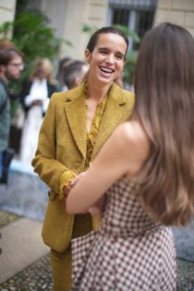 Milan Fashion Week - Women S S 2026 Luisa Beccaria Fashion Show Front Row Palazzo Bovara - Milan, Italy Isabella Gaetani Milan Fashion Week - Women S S 2026 Luisa Beccaria Fashion Show Front Row Palazzo Bovara - Milan, Italy 24th September 2025  Copyright: xMarcoxErbax