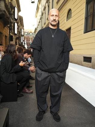 Milan, Milan Women s Fashion Week Spring Summer 2026 - MM6 Maison Margiela fashion show - front row guests. In the photo: Andrea Rosso  Copyright: xRiccardoxGiordanox xipa-agency.netx xRiccardoxGiordanox IPA_Agency_IPA65739724