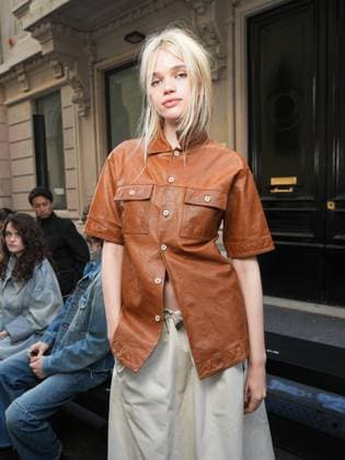 Milan, Milan Women s Fashion Week Spring Summer 2026 - MM6 Maison Margiela Fashion Show - Front Row Guests In the photo: Stella Lucia  Copyright: xRiccardoxGiordanox xipa-agency.netx xRiccardoxGiordanox IPA_Agency_IPA65739577
