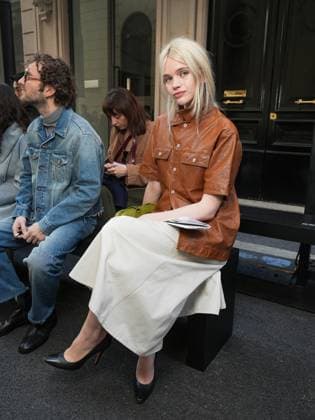 Milan, Italy, Italy: Milan, Milan Women s Fashion Week Spring Summer 2026 - MM6 Maison Margiela Fashion Show - Front Row Guests In the photo: Stella Lucia Milan Italy  - ZUMAp169 20250925_zea_p169_1220 Copyright: xRiccardoxGiordanox