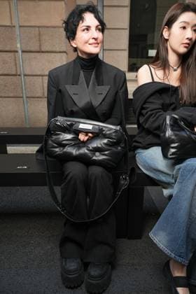 Milan, Italy, Italy: Milan, Milan Women s Fashion Week Spring Summer 2026 - MM6 Maison Margiela Fashion Show - Front Row Guests Pictured: Arisa (Rosalba Pippa) Milan Italy  - ZUMAp169 20250925_zea_p169_1231 Copyright: xRiccardoxGiordanox