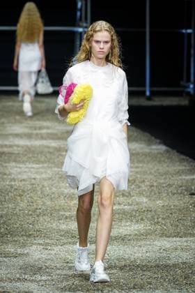 Anteprima fashion show during the Milan Fashion Week - Womenswear S S 2026 in Milan, Italy on 25 September 2025. A model walks the runway at the Anteprima fashion show during the Milan Fashion Week - Womenswear Spring Summer 2026 in Milan, Italy on 25 September 2025., Credit:Stefano Costantino TTL Avalon Italy, Milan  Copyright: xStefanoxCostantinoxTTLx xAvalonx 1040270044