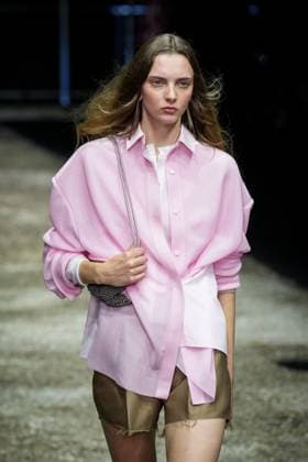 Anteprima fashion show during the Milan Fashion Week - Womenswear S S 2026 in Milan, Italy on 25 September 2025. A model walks the runway at the Anteprima fashion show during the Milan Fashion Week - Womenswear Spring Summer 2026 in Milan, Italy on 25 September 2025., Credit:Stefano Costantino TTL Avalon Italy, Milan  Copyright: xStefanoxCostantinoxTTLx xAvalonx 1040270553