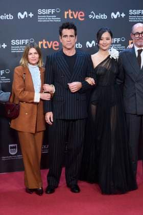 73rd San Sebastian International Film Festival: Ballad of a Small Player Red Carpet Colin Farrell, Fala Chen attended Ballad of a Small Player Red Carpet during 73rd San Sebastian International Film Festival at Kursaal Theatre on September 25, 2025 in Donostia San Sebastian, Spain Photo by IMAGO MPG Donostia San Sebastian Kursaal Theatre Euskadi Spain  Copyright: xMPGx