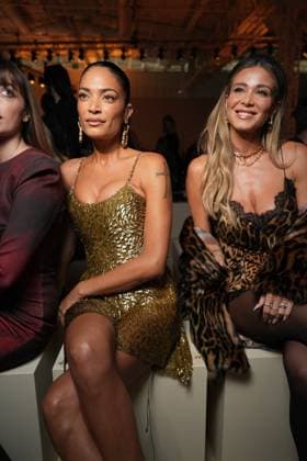 Milan, Milan Women s Fashion Week Spring Summer 2026 - Women s Fashion, Spring Summer 2026. - Roberto Cavalli Fashion Show - Arrivals in the photo: Annalisa Elodie Diletta Leotta  Copyright: xRiccardoxGIordanox xipa-agency.netx xRiccardoxGiordano IPAx IPA_Agency_IPA65748158