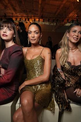Milan, Milan Women s Fashion Week Spring Summer 2026 - Women s Fashion, Spring Summer 2026. - Roberto Cavalli Fashion Show - Arrivals in the photo: Annalisa Elodie Diletta Leotta  Copyright: xRiccardoxGIordanox xipa-agency.netx xRiccardoxGiordano IPAx IPA_Agency_IPA65748161